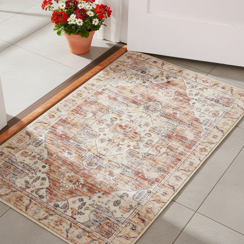 Floral 60cm X 90cm Area Rug