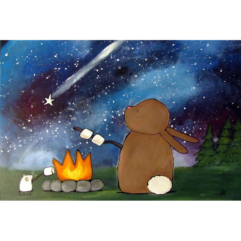 « camp » par andrea doss, reproduction d’art sur toile tendue, 20 po x 30 p