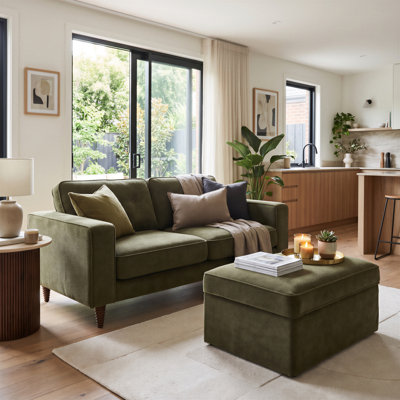 Teasha 2 Seater Linen Sofa