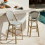 Tabouret de bar en polyéthylène (PE) Battista