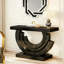 Console avec miroir en verre et miroir