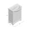 Meuble-lavabo simple 24 po Adeleke-1673214215