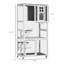 Maison pour chat d'extérieur en bois PawHut de 74 po résistante aux intempéries et sur roulettes-131119306