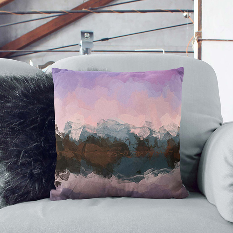 Square Throw Cushion, White, 40cm H x 40cm W x 15cm D