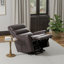 Fauteuil relevable en similicuir brun foncé Bentley-826081296