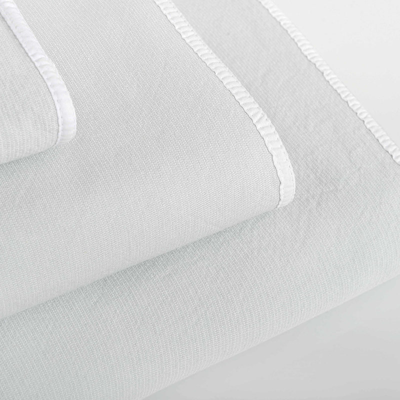 Twist 100% Cotton Towel, Fingertip Towel, Silver