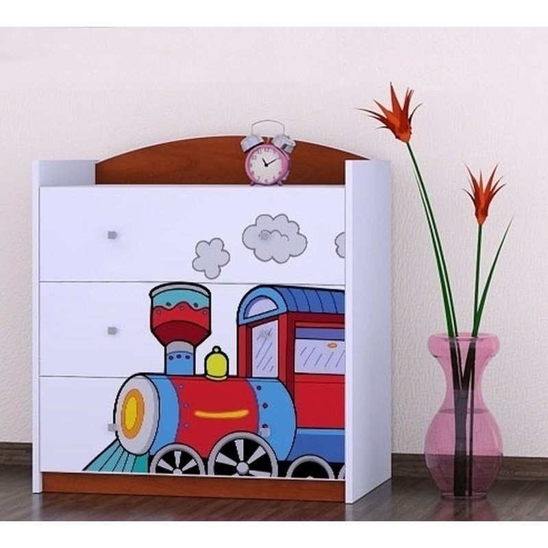 Nicks 3 Drawer Chest, Brown