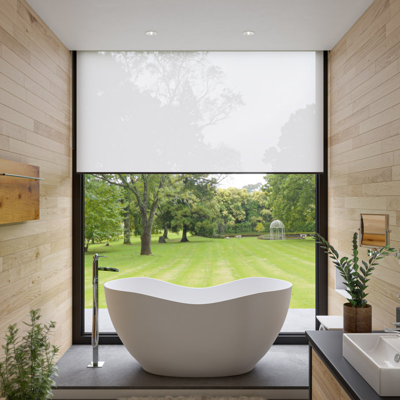 65.75'' x 31.5'' Freestanding Soaking Resin Bathtub