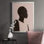 «Pink Silhouette II», toile encadrée de qualité supérieure - prête à être accrochée-833239724-833239727
