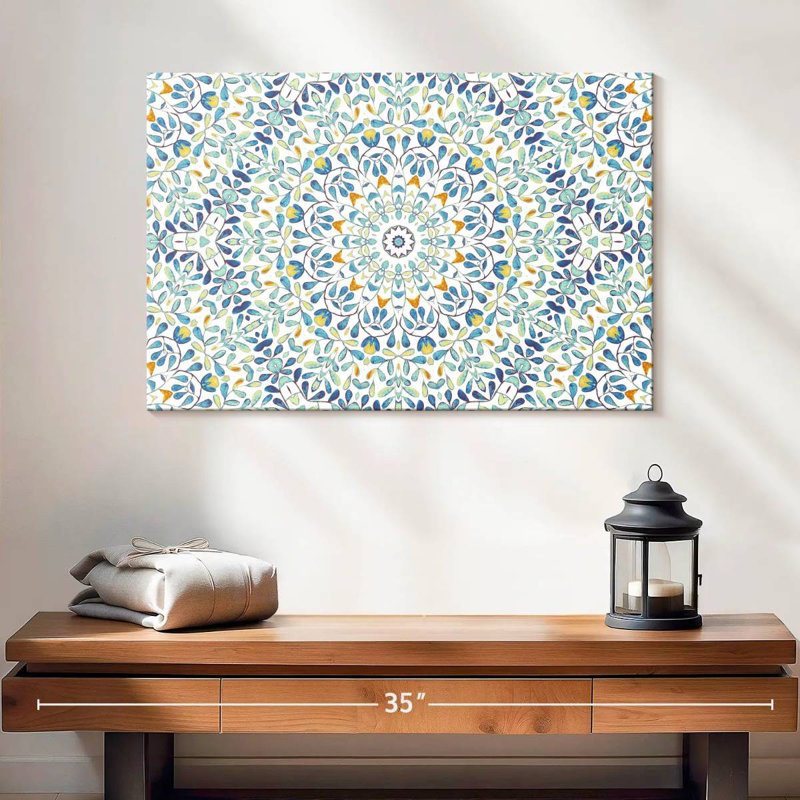 Mandala délicat Kerner, H 16 po x l 24 po