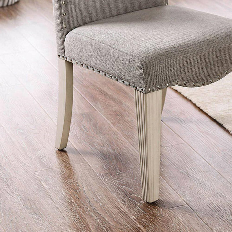 Chaises d'appoint blanches antiques