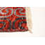 Tapis rouge mystique noué à la main One Of Kind 4 pi 0 po x 6 pi 2 po