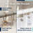 Solid Plastic Shower Curtain Hooks Rings-15866127