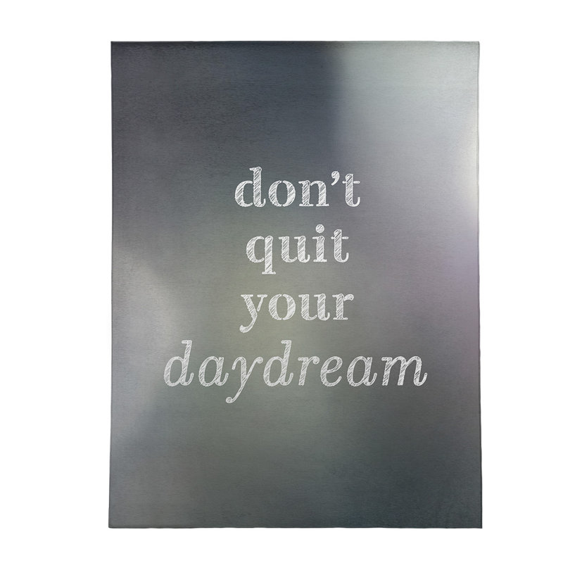 Arrière-plan multicolore ne pas quitter votre daydream citation en poly-chenille, Rectangle 8 pi x 10 pi