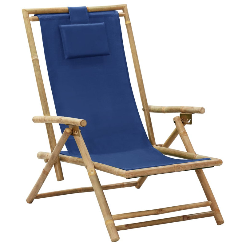 Chaise de patio Miltrud, Bleu