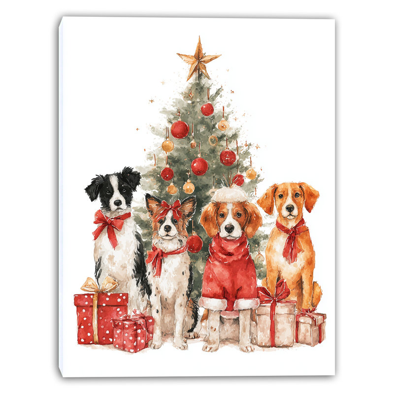 Art mural sur toile festive, H 24 po x l 16 po
