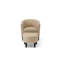 Chaise en bois massif avec repose-pieds Salem-1728626562