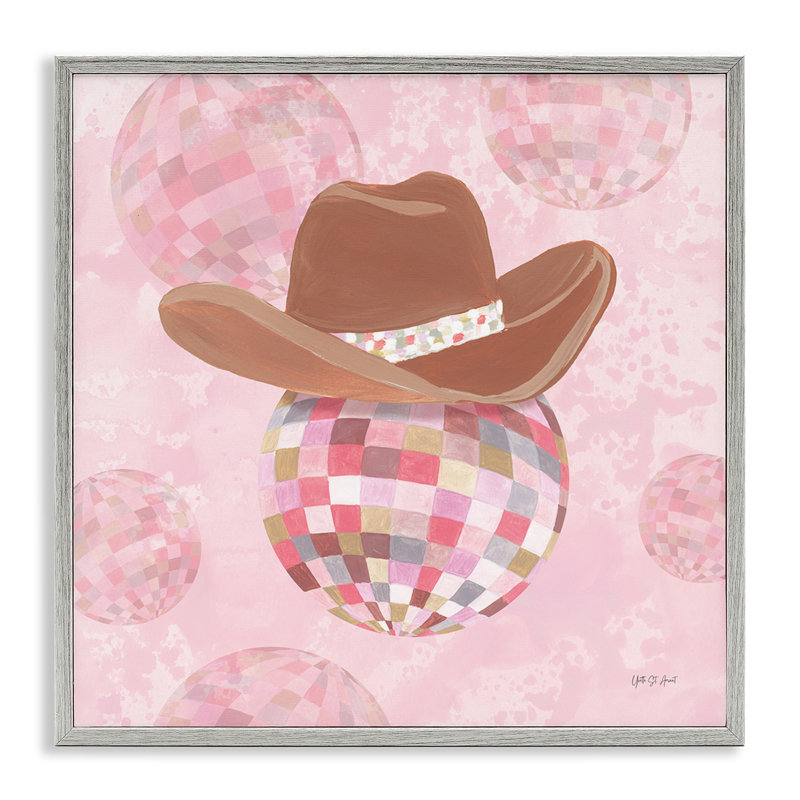 Rosy Hued Cowgirl, H 12 po x l 12 po, Estampe numérique Farmhouse