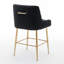 Tabouret de comptoir touffeté en velours-653738952