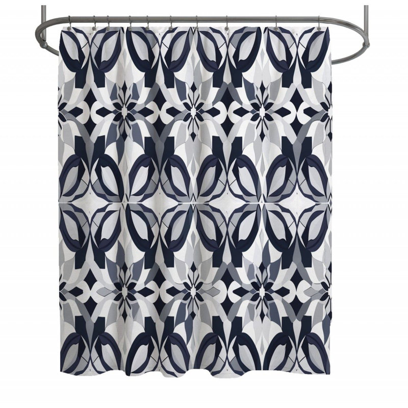 Rideau de douche mosaïque - Art Bathroom Decor_12486