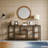 Entryway Sofa Table with Storage Shelves-502594902