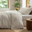 Ensemble de housse de couette rayé 100% coton délavé DONEUS-113054922-113054924