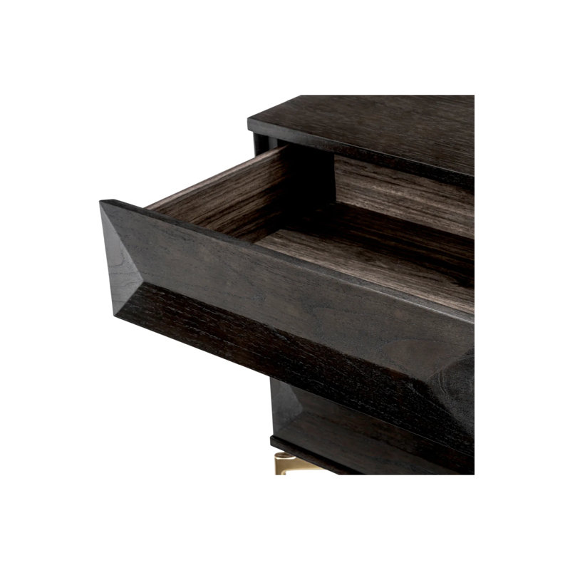 Denver 25.2'' W Solid Wood Nightstand