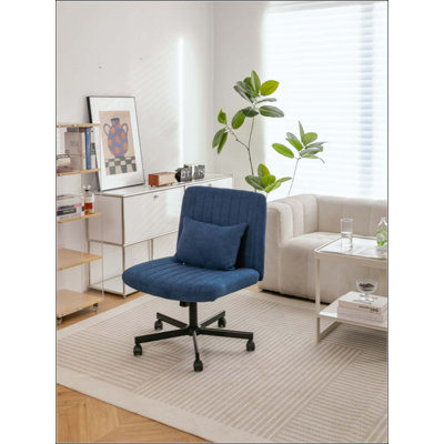 Modern Linen  Criss Cross Office Chair - Product Details