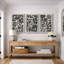 Abstrait botanique, art floral bohème noir et beige, photos murales de salon de style Mid-Century moderne, impression sur toile encadrée, 3 pièces, 16 po x 24 po x 3 pièces, 24 po x 36 po x 3 pièces, 20 po x 60 po x 3 pièces-90890072-90890073-119385102