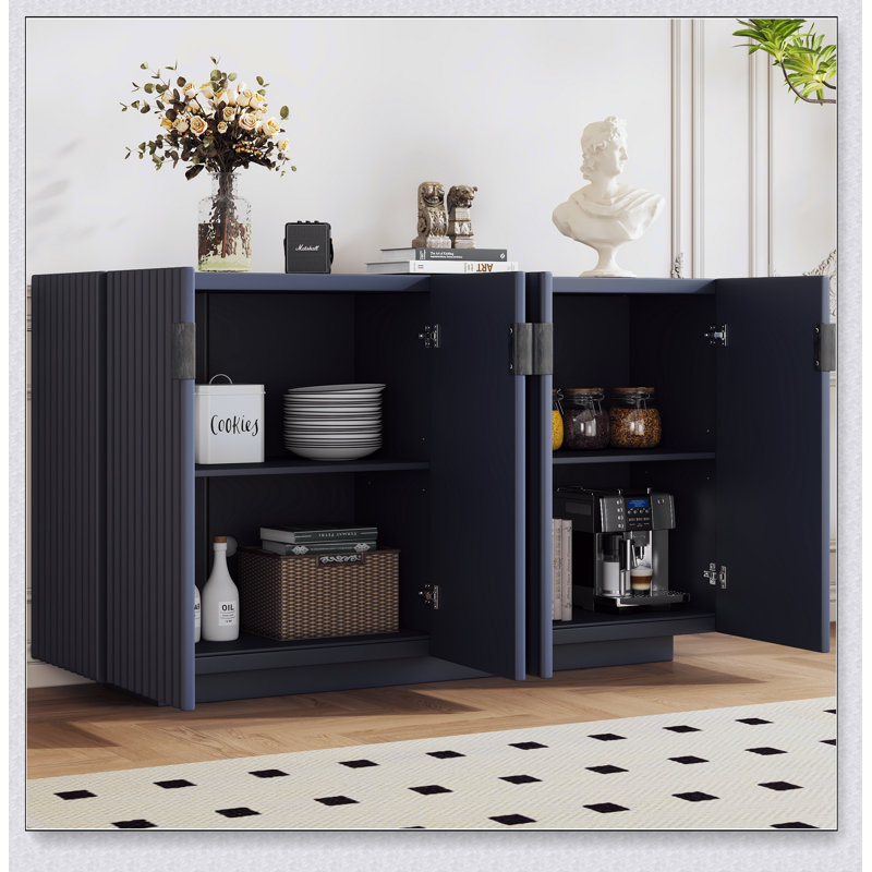 Accent Cabinet, Antique Navy