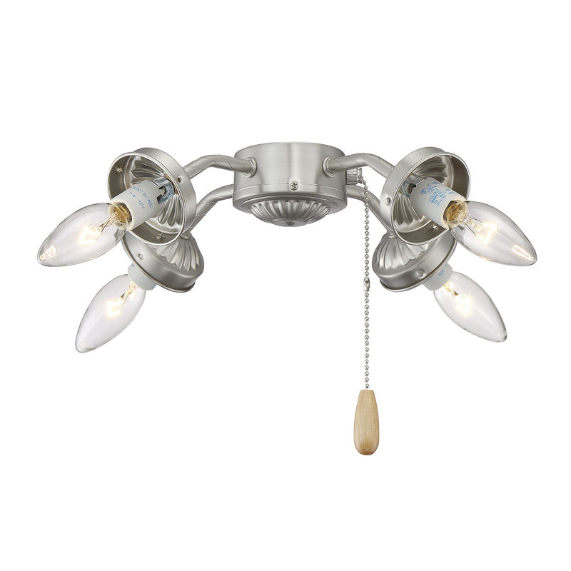 23'' Light Fitter, Satin Nickel