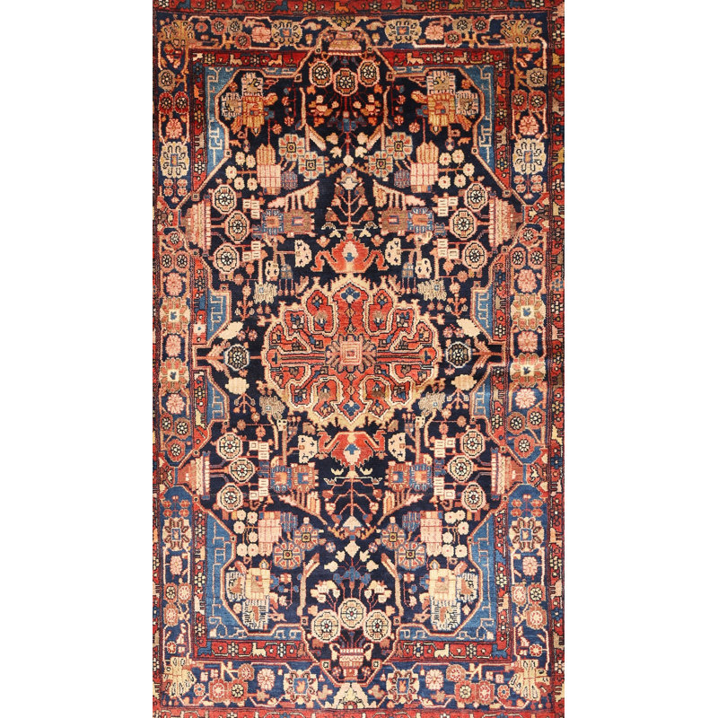 Tapis oriental brun / beige, Rectangle 7 pi x 10 pi