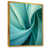 Toile avec cadre flottant or