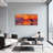 Animals Sunset Heron Water Reflection Art Canvas Print-1560447909