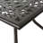 Outdoor Table In Cast Aluminum - Decorated With Marvelous Floral And Umbrella Accommodation Adorned Appealing Space-899994717