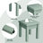 White Kids Vanity, Makeup, and Study Table-1686279573