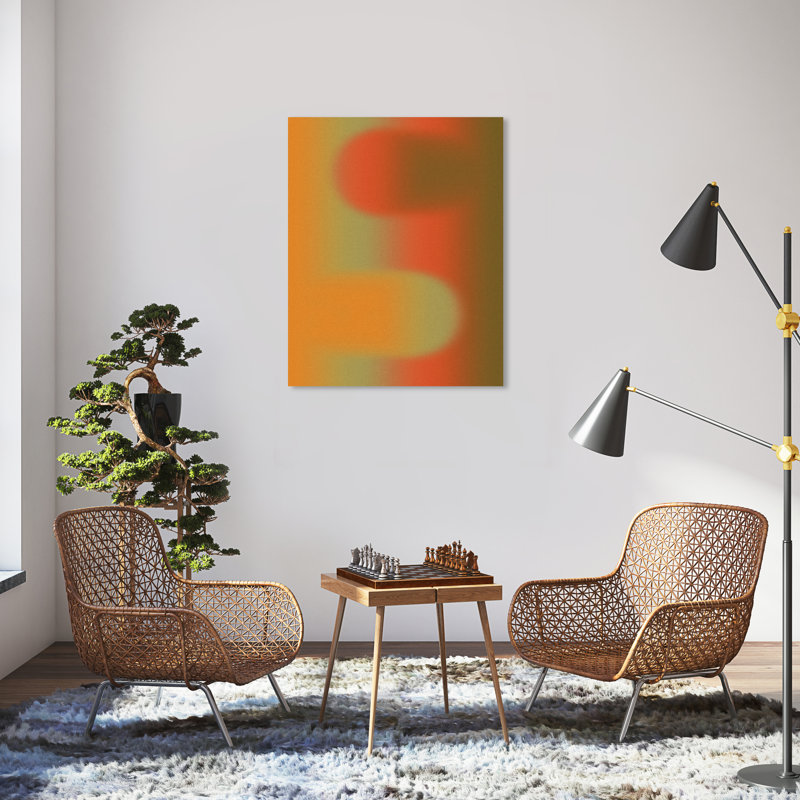 Lignes et cercles ondulés, H 36 po x l 24 po x P 0,8 po
