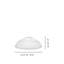 Infinita Ceiling/Wall Lamp 36 White Matt Glossy White E26 Ul-1185623235-1185623244