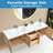 Elowen Wall Mounted Double Bathroom Vanity With Resin Top Basin-2026646364