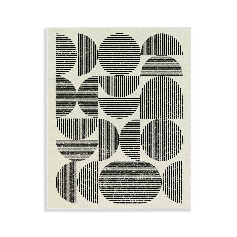 Art moderne sur plaque en forme d'arche moderne par Victoria Barnes
