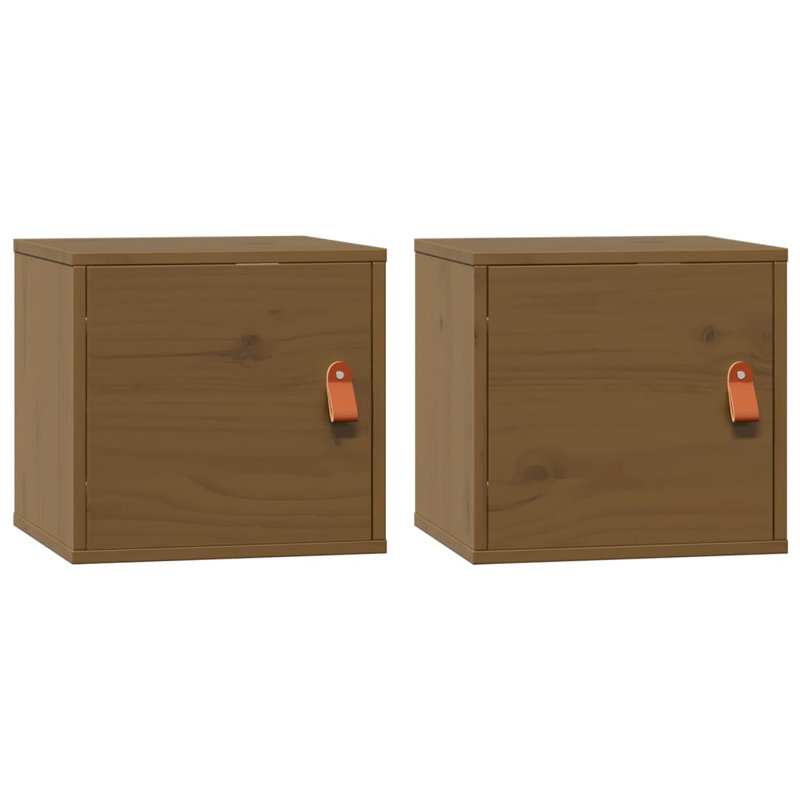 Mayday Wall Bathroom Cabinet, Honey Brown