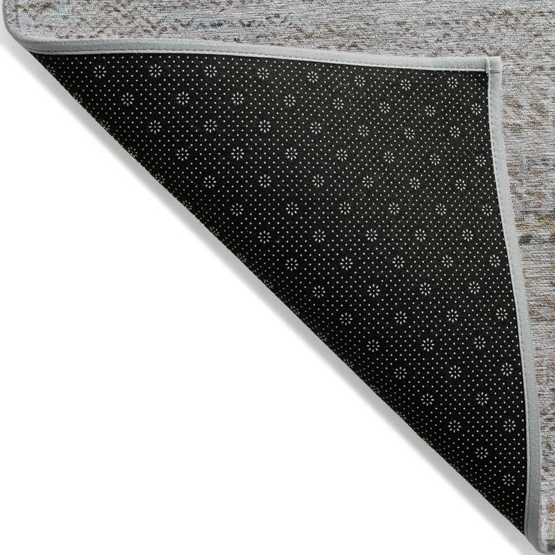 Tapis intérieur / extérieur lavable en machine Claudian ACN1634, Tapis de couloir 2 pi 3 po x 7 pi 6 po