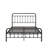 Full Size Black  Metal Platform Bed Frame