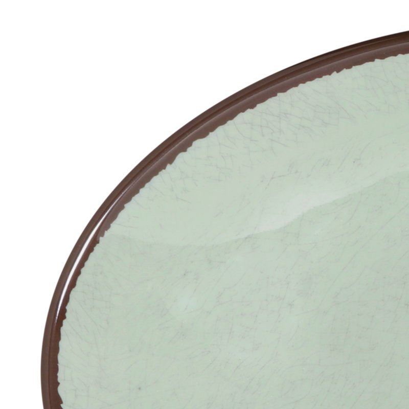 Assiette plate en mélamine 12,5" grésiller ca-mojave, Pruche