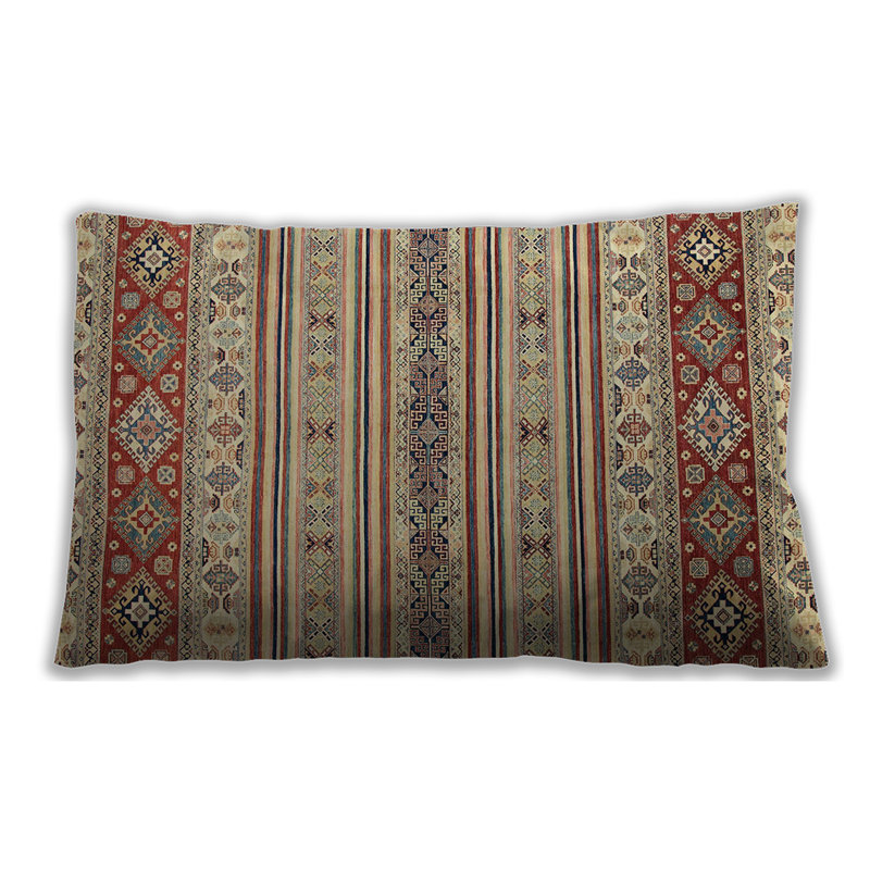Damask Throw Pillow, Microsuede