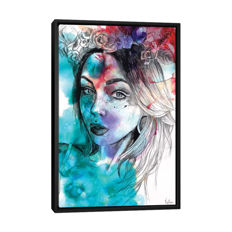 « untitleed i », impression sur toile, H 26 po x l 18 po x P 1,5 po, Toile avec cadre noir