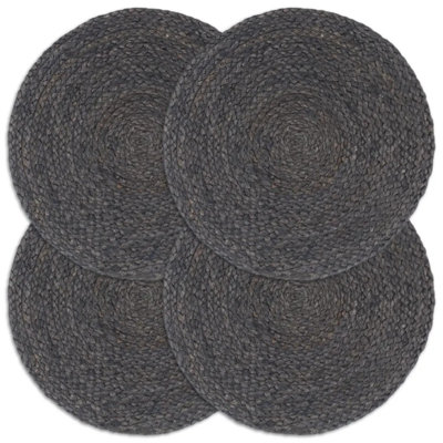 Ferrin Jute Solid Colour Round Placemat