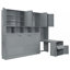 Lit escamotable mural avec placard, tiroirs et bureau Murphy-1315562034