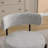 3-Piece Dining Set: Round Trestle Table & 2 Boucle Chairs-892458484