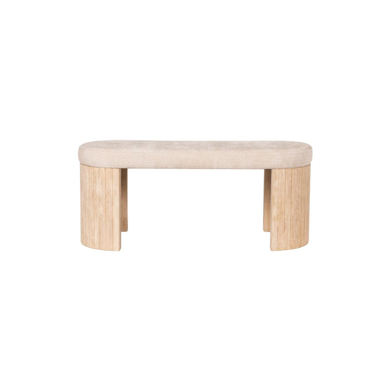 Banc rembourré en polyester